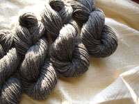 Dark Natural Gray Heather - Worsted Weight - More Details