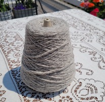 1-Ply Light Natural Gray Heather - 1 lb. Cone (2 available) - More Details