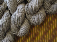 Heavy 3-Ply Natural Gray Heather - More Details